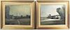 Style of John Hammond, (19th century), Landscapes (a pair of works)