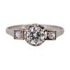 Antique engagement Platinum & Diamond Ring
