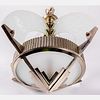 A French Art Deco Style Hanging Light Fixture