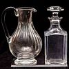 Baccarat Crystal Pitcher and Decanter