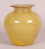 A Large Durand Kimble Cluthra Art Glass Vase