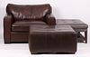 Three Pieces of Contemporary Leather Furniture