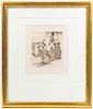 * Edouard Manet, (French, 1832-1883), La Queue devant la Boucherie, 1870-71