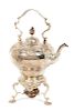 A George V English Silver Kettle on Stand 53 ozt. 92 dwt; height 14 inches