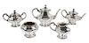 An AMerican Silver Tea and Coffee Service 111 ozt 38 dwts.