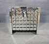 SPACE AGE DESIGN MIRRORED 3 DRAWER CHEST