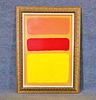 THOMAS PULGINI, AMERICAN, OIL PAINTING ON CANVAS, ROTHKO STYLE SIGNED FRAMED