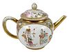 Chinese Export Enameled Porcelain Teapot