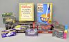 McLaren M16 racing car, a Jaguar coupe, 2 Hotwheels racing cars and a quantity of other cars, all bo