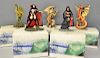 A collection of Tudor Mint Land of the Dragons figures in boxes, comprising, 10, 33, 002, 176, 72, 6