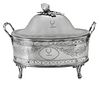 George III English Silver Covered Dish, Hester Bateman