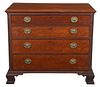 Pennsylvania Chippendale Figured Cherry Chest of Drawers