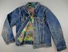 Vintage Levi Denim Jacket linen with 1960's Liberty 'Dove' Silk. This silk was used by Deborah&Clare