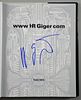Hans Rudolf Giger (HR Giger) (1940-2014) Artist and Designer of Alien Concept Art, a hardback book w