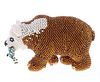 Peyote Stitched Fully Beaded Grizzly Bear