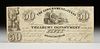 SAM HOUSTON, SIGNED, $50 GOVERNMENT OF TEXAS TREASURY PROMISSORY NOTE, HOUSTON, NOVEMBER 15TH, 1838,