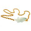 Jade, 22k, 14k, Yellow Gold Necklace