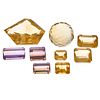 Collection of Unmounted Citrine, Ametrine and Amethyst