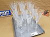 TRAY 12 WATERFORD CHAMPAGNES 6 9 1/4" MATCHING 3PRS