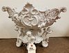 BISQUE FIGURAL COMPOTE 12 1/2"H X 17 1/2"W X 11 1/2"D