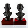 Queen Elizabeth and Duke of Edinburgh - Royal Doulton Busts