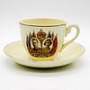British Commemorative Teacup And Saucer, 1937 Coronation