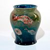 Moorcroft Pottery Flambe Vase, Underwater Scene