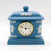 Wedgwood Jasperware Pale Blue Mantelpiece Clock