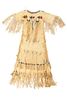 C. 1930-40 Plateau Seed & Trade Beaded Hide Dress