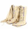 Southern Plains Beaded High Top Hide Moccasins