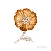 Boucheron Diamond Flower Brooch