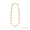 Lalaounis 18kt Gold and Angelskin Coral Necklace