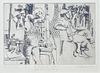 Itchkawich Etching "In The Artist's Studio" AP