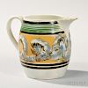Small Mocha-decorated Pearlware Pitcher