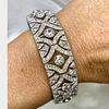 Art Deco Platinum 27.20 Ct. Diamond Bracelet