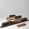 Large-scale Carved and Painted Boston and Maine Railroad Set