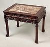 Chinese Carved Rosewood M/T Stand
