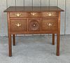 Fan Carved CT Chippendale Cherrywood Lowboy