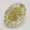 1.93 ct, Natural Fancy Brownish Yellow Even Color, VVS1, Oval cut Diamond (GIA Graded), Appraised Value: $21,600 
