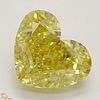1.01 ct, Natural Fancy Vivid Yellow Even Color, VS1, Heart cut Diamond (GIA Graded), Appraised Value: $37,700 