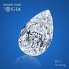 3.71 ct, I/VVS1, Pear cut GIA Graded Diamond. Appraised Value: $158,600 