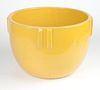 A large Bauer yellow glazed ''Indian pot''