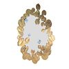 Large Lilly Pad Floral Design Frog Mirror