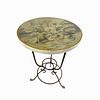 Whimsical Frog Bronze End Table