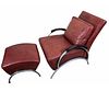 THAYER COGGIN LOUNGE CHAIR WITH OTTOMAN