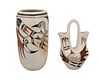 Two Hopi pottery vessels