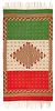 A Mexican Bandera Saltillo textile