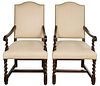 Stickley Upholstered Arm Chairs