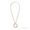 Cartier 18kt Gold "Trinity" Pendant Necklace