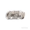 Roberto Coin 18kt White Gold and Diamond Ring